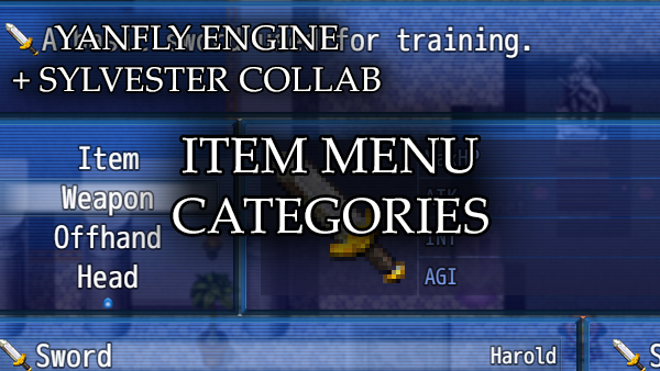 300px link=Item Menu Categories (YEP)