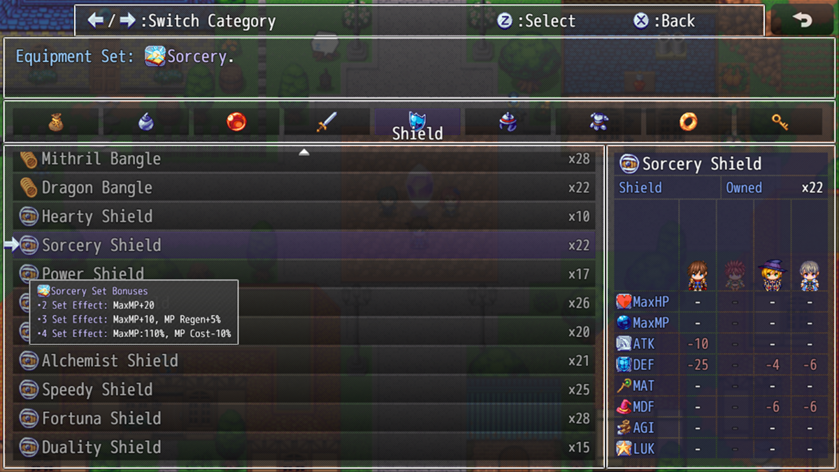 Equipment Set Bonuses VisuStella MZ - Yanfly.moe Wiki