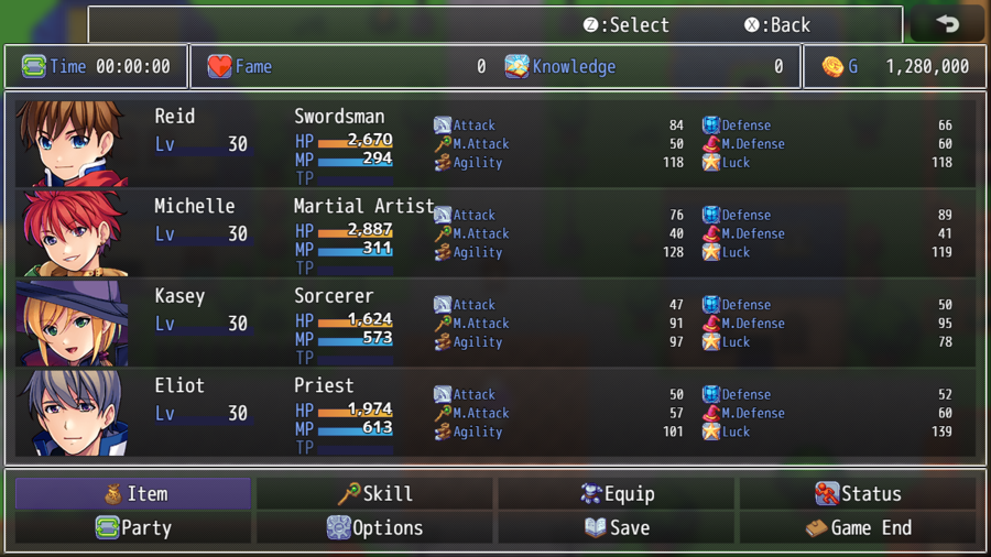 Main Menu Core VisuStella MZ - Yanfly.moe Wiki