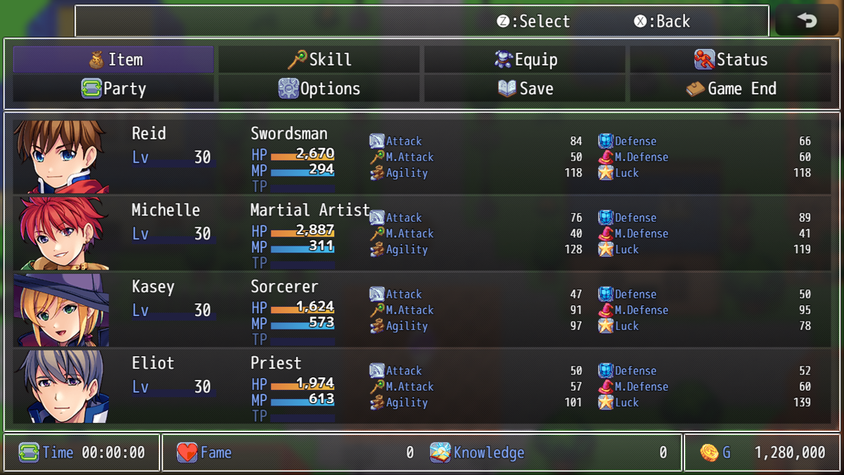 Main Menu Core VisuStella MZ - Yanfly.moe Wiki